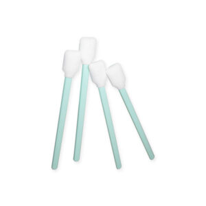 Reinigungsstäbchen mit breitem Schaumgummikopf