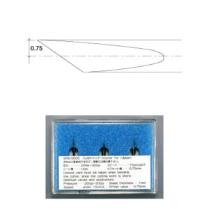 Mimaki Plottermesser 0,75mm für Gummiplatten (SPB-0005)