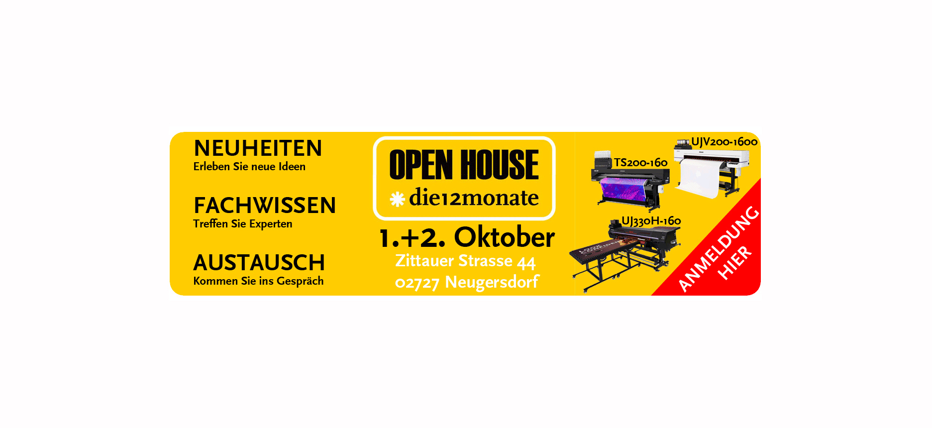 Open House 2026 | 1. & 2. Oktober